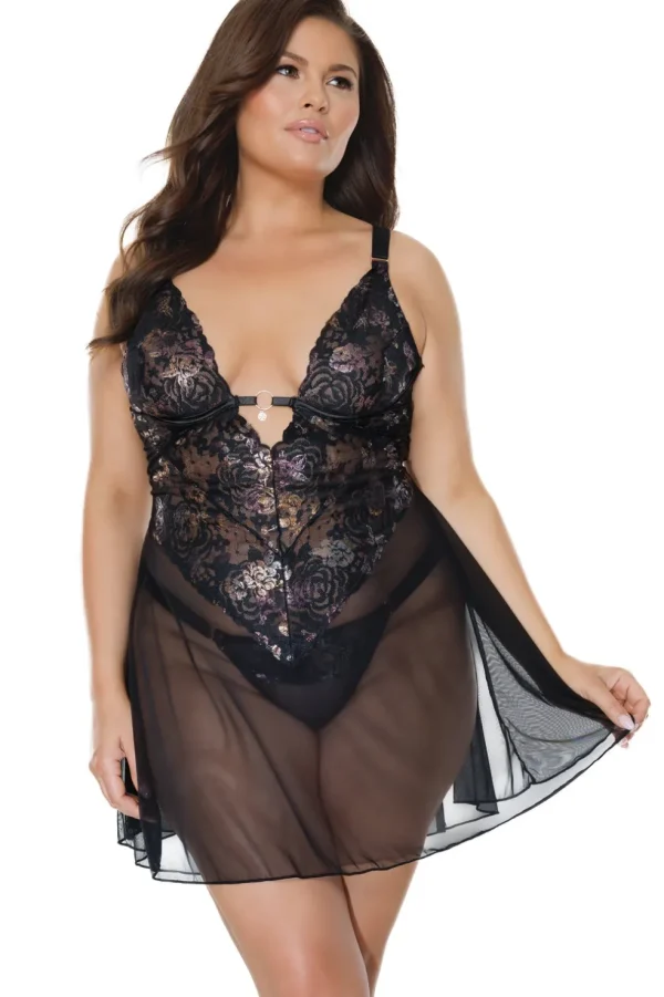 Belle Nuit Babydoll & Thong