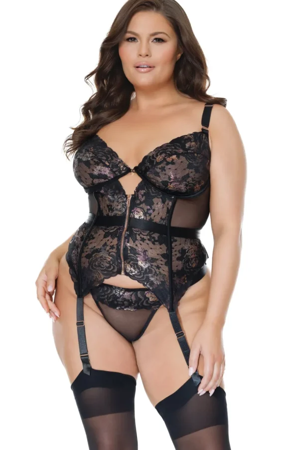 Belle Nuit Bustier & Thong