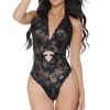 Belle Nuit Crotchless Teddy