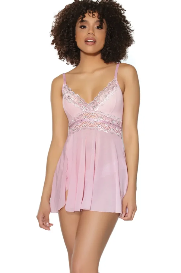 Crystal Visions Babydoll & Thong