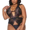 Evening Rendezvous Crotchless Teddy