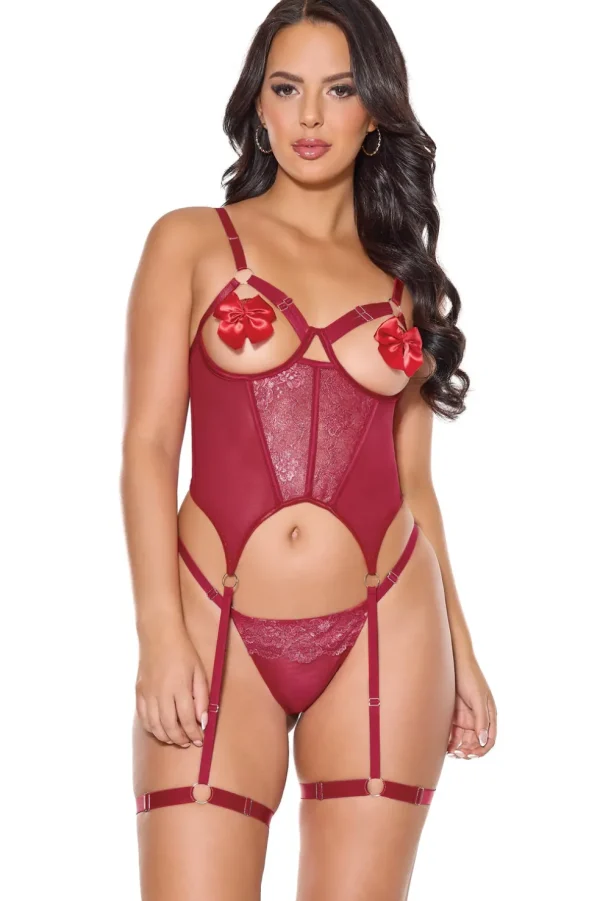 Fireside Bustier & Thong