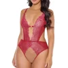 Fireside Crotchless Teddy