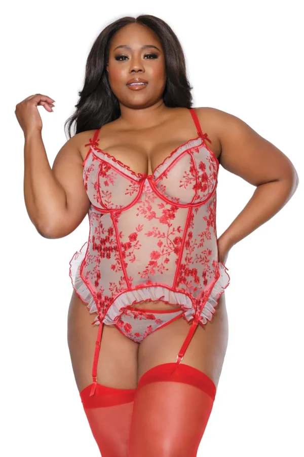 Floral Fantasy Bustier & G-String