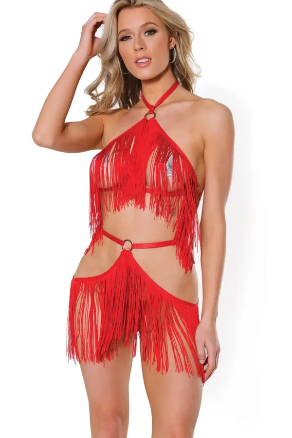 Fringe Benefits Fringe Top & Skirt Harness Set