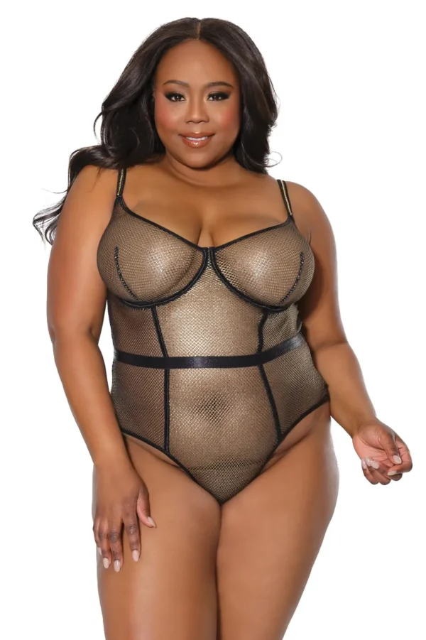 Gilded Seduction Teddy