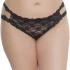 Petite Peep Crotchless Thong