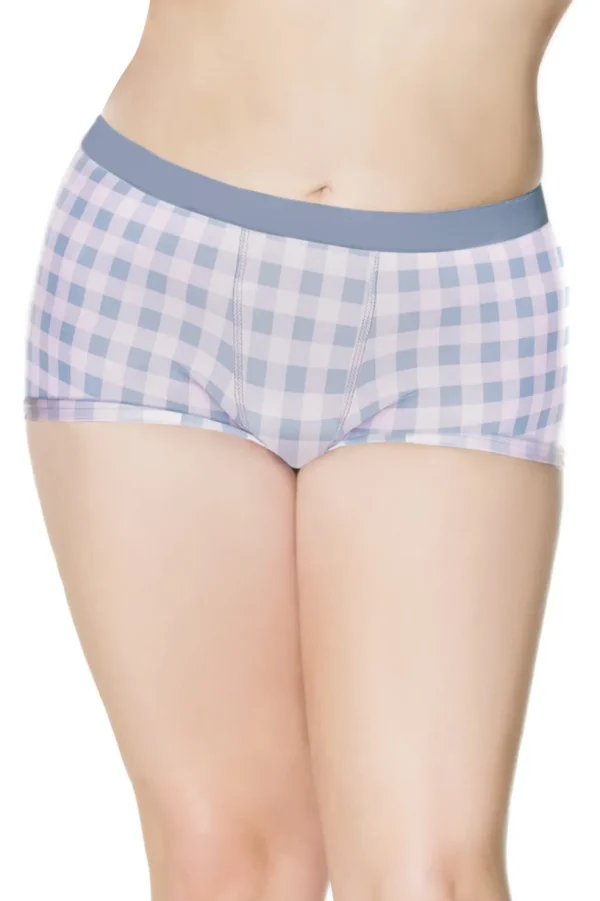 Plaid About You Booty Shorts