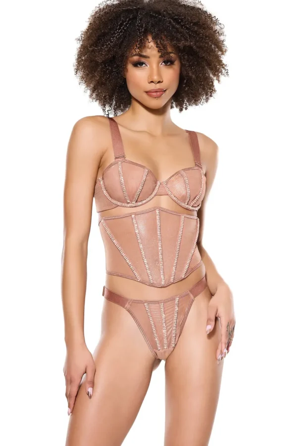 Poppin' Bubbly Bra, Waist Cincher & Thong