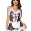 Room Service Babydoll, Apron & Headpiece