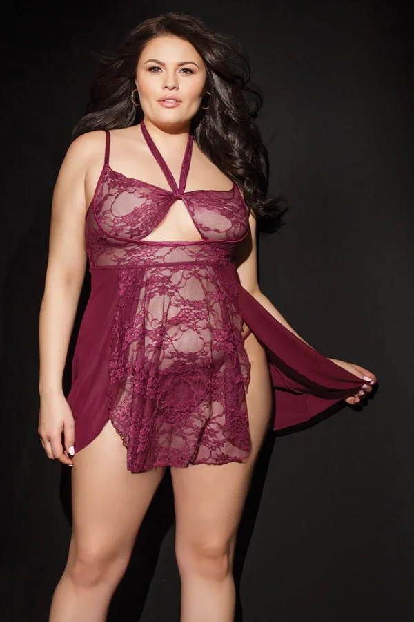 The Pour Me Another Babydoll & G-String
