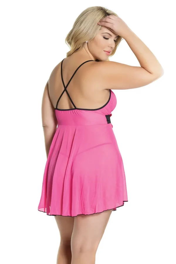 Think Pink Babydoll & G-String Set